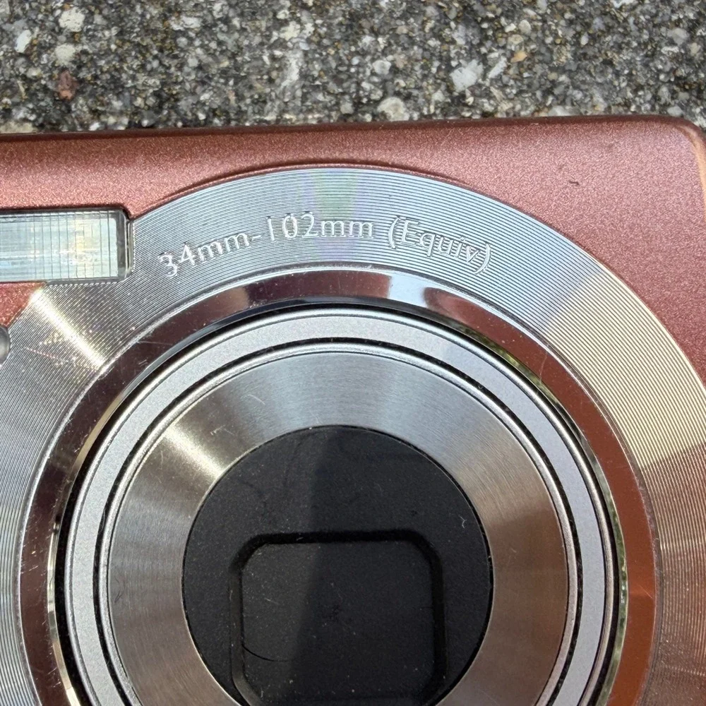 Kodak EasyShare M863 Digital Camera Copper Rose Gold 8.2MP Good 3x Zoom Bundle
